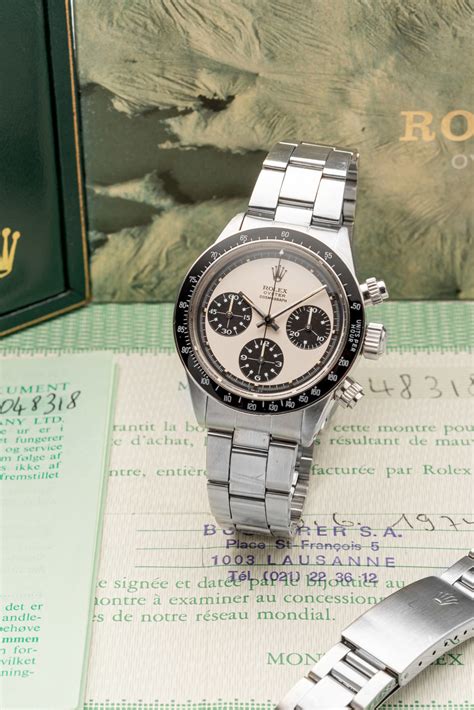 ROLEX, REF. 6263, PAUL NEWMAN DAYTONA, ORIGINAL BOX, WARRANTY - Luxury Portofino