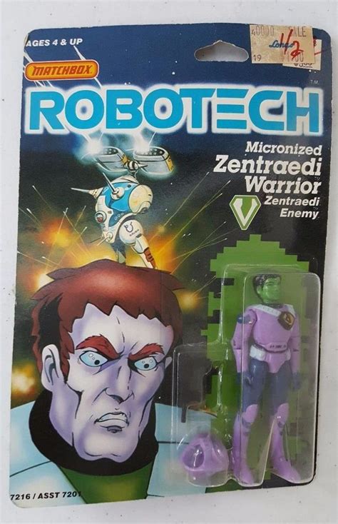 Robotech Zentraedi Warrior figure Matchbox 1985 New in original package ...