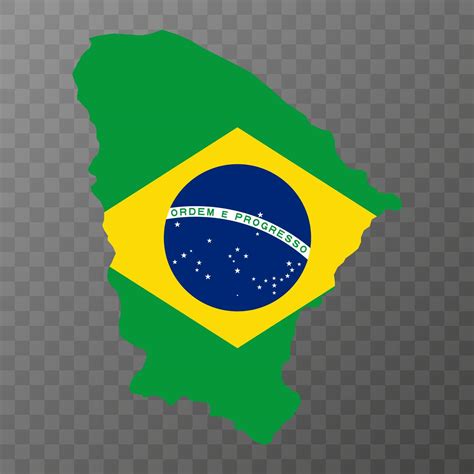 Ceara Map, state of Brazil. Vector Illustration. 13508711 Vector Art at ...