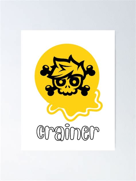 "crainer logo" Poster by zoh0rali | Redbubble