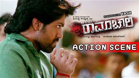 Yash Movies | Yash Shopping Mall Fight Scenes | Mr And Mrs Ramachari Kannada Movie - YouTube