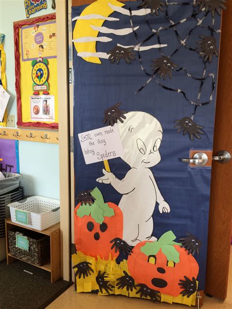 Casper the friendly ghost! | Halloween classroom door decor, Halloween door decorations ...