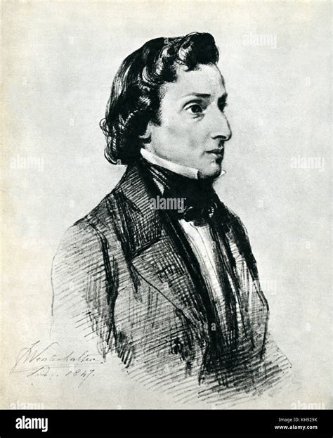 Frederic Chopin - from portrait by Winterhalter, 1847 . Polish composer, 1 March 1810 - 17 ...