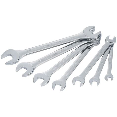 CRAFTSMAN 7-piece Metric Open End Wrench Set in the Combination Wrenches & Sets department at ...