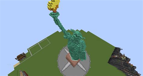 Copper Statue of Liberty [Schem] Minecraft Map