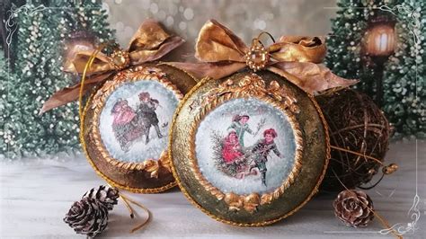 DIY Christmas Ornament Tutorial - Vintage Style