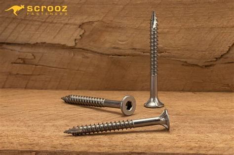 14g x 50mm Batten Screws Gr304 Stainless box 250