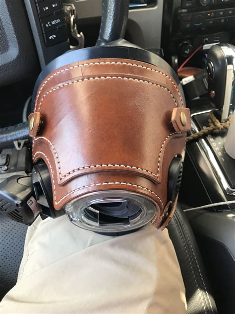 Leather scba mask cover. | Fire gear, Firefighter gear, Firefighter mask