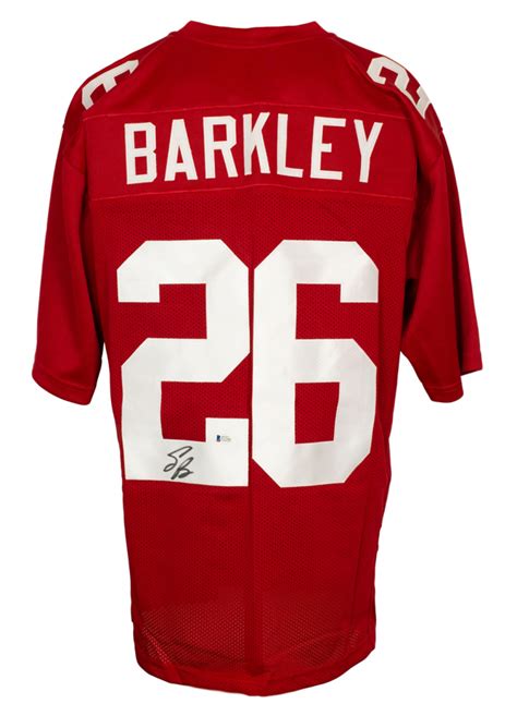 Saquon Barkley Signed Jersey (Beckett COA) | Pristine Auction