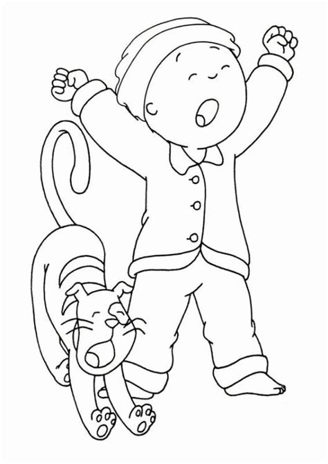 Desenho De Caillou E Gilbert Para Colorir Tudodesenhos | Porn Sex Picture