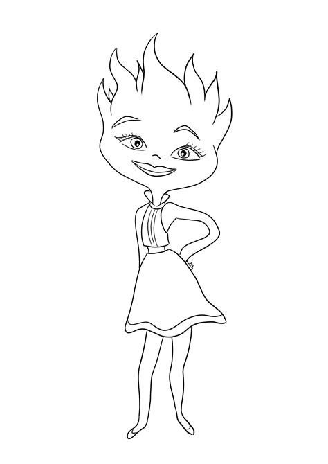 Elemental Coloring Pages - Coloring Home