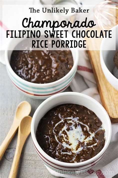 Champorado Recipe (Filipino Chocolate Rice Porridge) in 2020 | Champorado recipe, Filipino ...