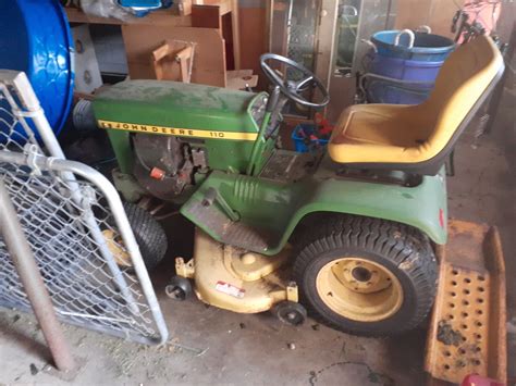 JOHN DEERE 110 1973 SERIAL NUMBER IN PHOTOS $500.00 | Weekend Freedom ...