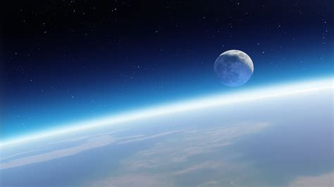 Wallpaper : planet, sky, stars, Earth, Moon, astronomy, atmosphere of earth, outer space ...