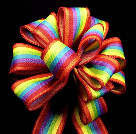 Rainbow Stripe Ribbon from American Ribbon Manufacturers