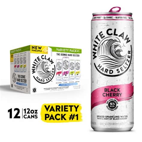 White Claw Hard Seltzer Variety Pack No.1, 12 cans / 12 fl oz - Fred Meyer