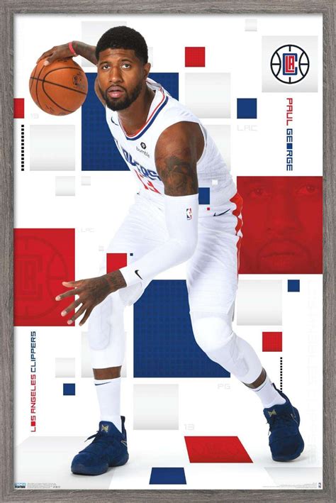 NBA Los Angeles Clippers - Paul George Poster - Walmart.com - Walmart.com