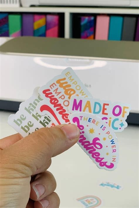 How To Print And Cut On Cricut Stickers