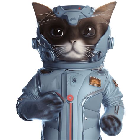 A Cat in a Space Suit · Creative Fabrica