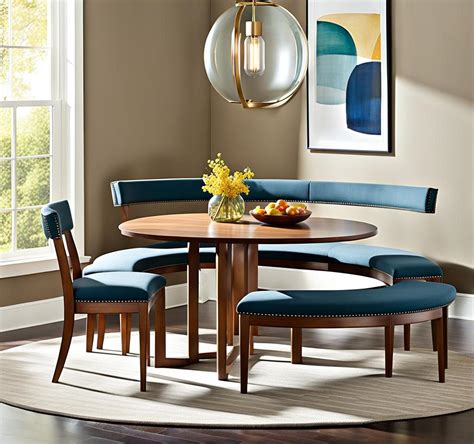 Get the Inside Scoop on Pairing a Curved Bench with a Round Dining ...