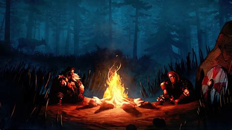 [Wallpaper Engine] Valheim - Black Forest - Bonfire - YouTube