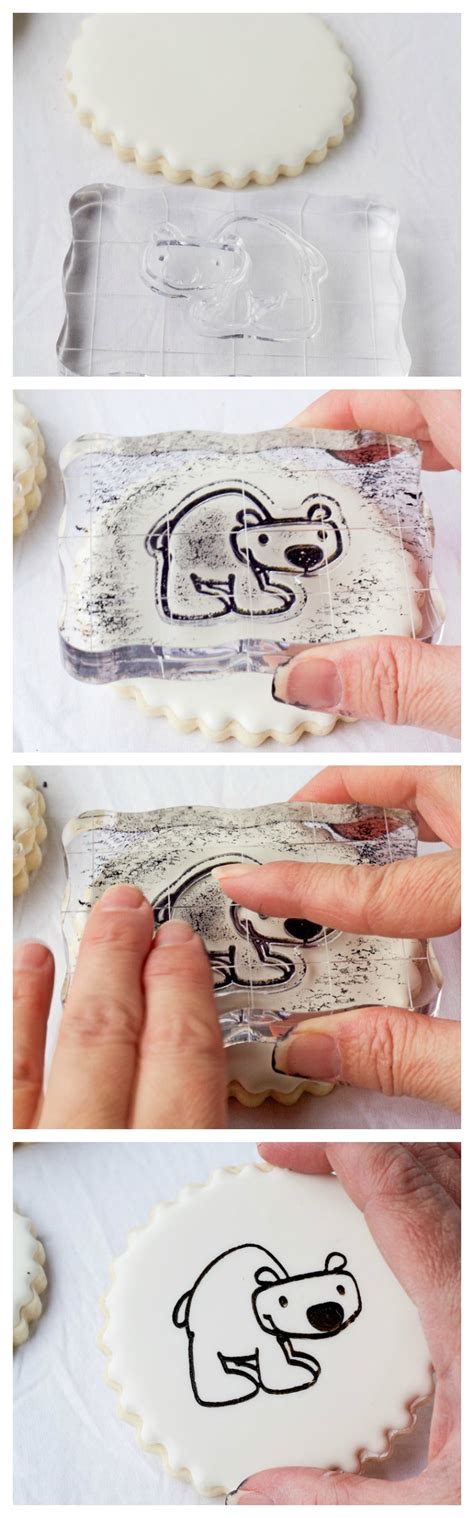 How to Stamp on a Cookie - The Bearfoot Baker