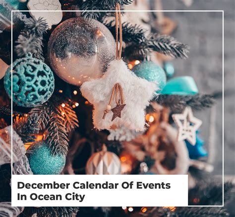 December Calendar Of Events | Ocean City