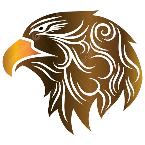 Mighty Eagle Logo With Sharp Beak, Falcon, Eagle, Hawk PNG and Vector ...