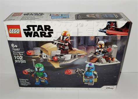 Lego STAR WARS Set 75267 MANDALORIAN BATTLE PACK 4 MiniFigs WARRIOR NEW ...