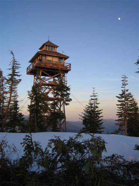 Warner Mountain Lookout, Oregon | Lookout tower, Watch tower, Tree ...