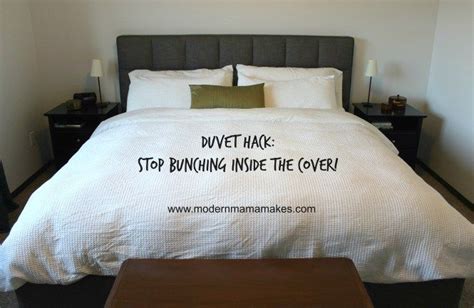 Duvet Hack: Stop bunching inside the cover | Duvet hack, Duvet, Home hacks