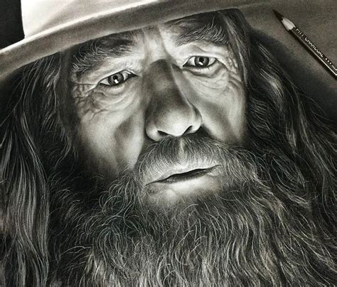 Gandalf the grey drawing by Ayman Arts | No. 2768