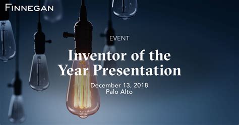 Inventor of the Year Presentation | Events | Finnegan | Leading IP+ Law ...