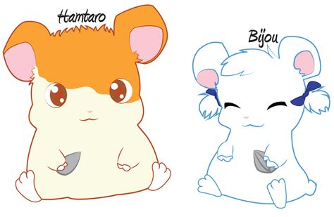 Hamtaro and Bijou by XxLego-chanxX on DeviantArt