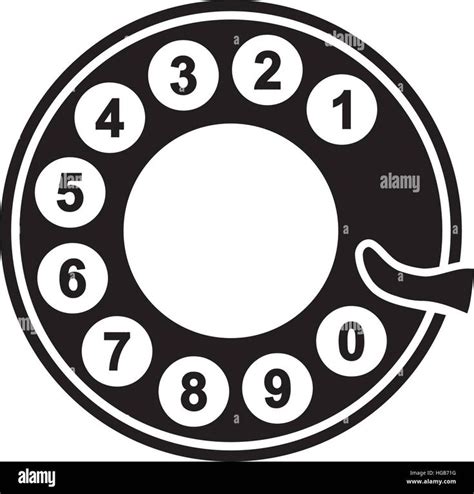 Rotary Phone Dial Stock Vector Image & Art - Alamy | Rotary phone ...