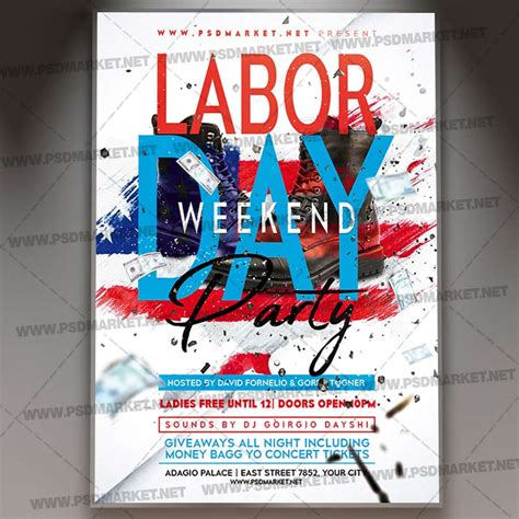 Download Labor Day Weekend Flyer - PSD Template | PSDmarket