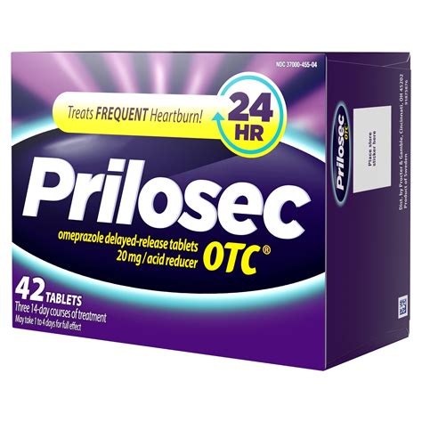 Prilosec OTC Frequent Heartburn Medicine and Acid Reflux Reducer Tablets 42 Coun | eBay