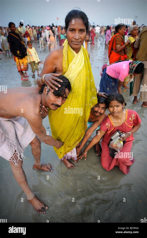 Ganga Sagar Mela festival in West Bengal, India Stock Photo - Alamy