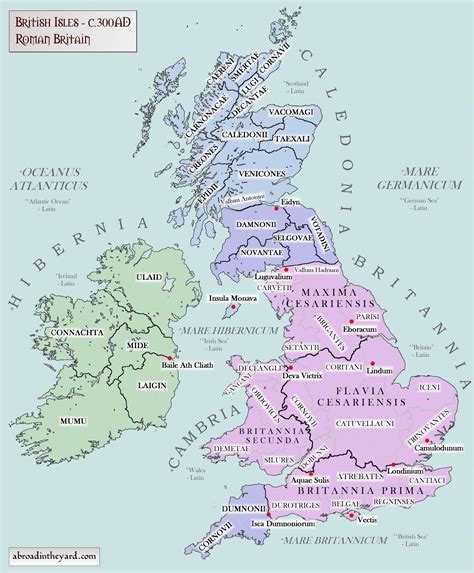 Britain and Ireland, circa 300 AD : MapPorn