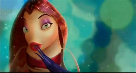 Jolie as a beautiful fish in shark tale