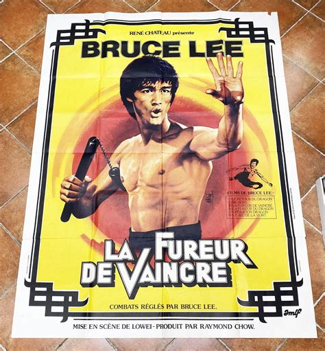 Bruce Lee, Fist of Fury - Movie Poster 120x160cm - René Chateau (1979)