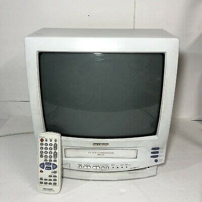 Sharp TV / VCR Combination 13" VHS HO Television w/... | Sharp tv, Box tv, Tv