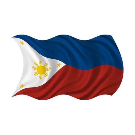 Philippines Waving Flag Decal Filipino Car Window Vinyl Sticker (RH ...