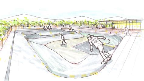 ALEC Skatepark in Aridagawa, Japan Perspective Drawings Perspective Drawing Architecture ...