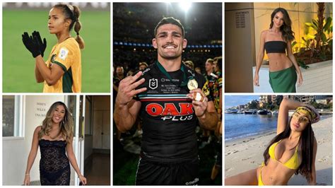 NRL star Nathan Cleary’s dating history amid budding romance with Matildas young gun Mary Fowler ...