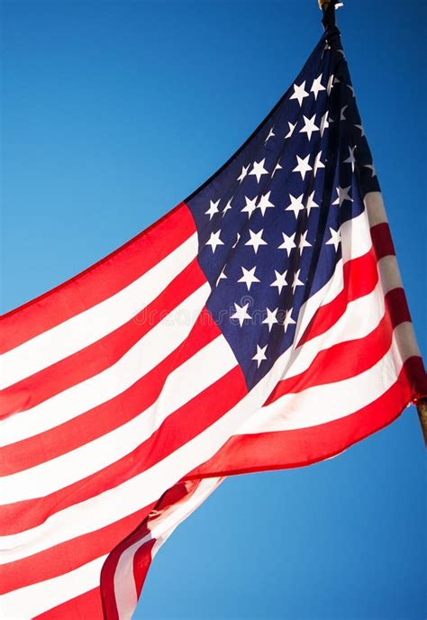 American Flag on Wind stock image. Image of territory - 51805583