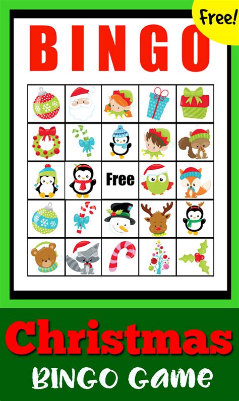 Free Christmas Printable Bingo Cards Free Printable Templates