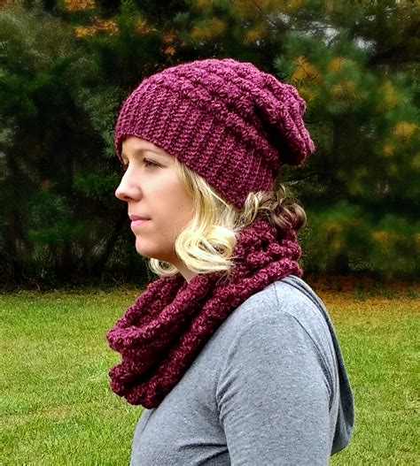 The Lenape Slouch Beanie - A free pattern by Croyden Crochet