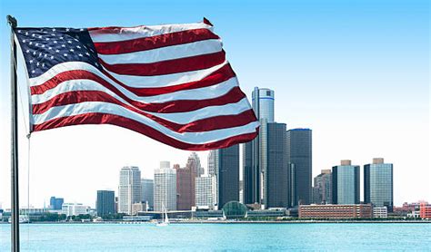 Best Detroit City Flag Stock Photos, Pictures & Royalty-Free Images - iStock