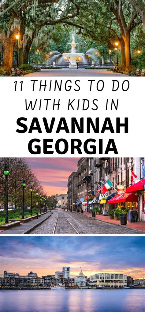 11 Kid Friendly Things to do in Savannah GA - 3 Boys and a Dog